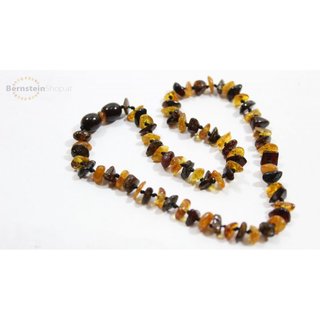 Bernsteinkette Barock extra rund - Poliert - Multicolor4