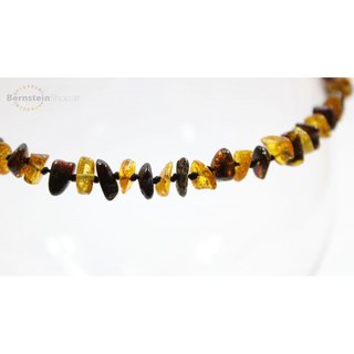 Bernsteinkette Barock extra rund - Poliert - Multicolor4