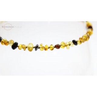 Bernsteinkette Barock extra rund - Poliert - Multicolor1