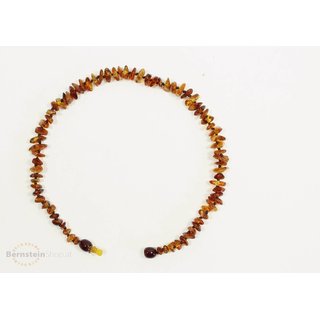 Bernsteinkette Barock extra rund - Poliert - Multicolor1